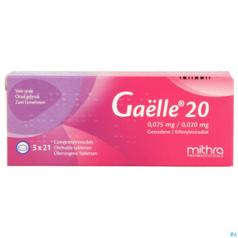 Gaelle 20 comp  3 x 21