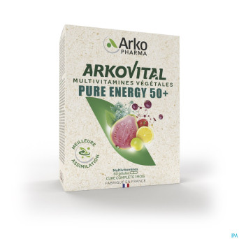 Arkovital pure energy 50+   caps 60