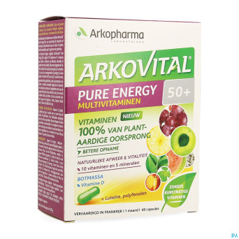 Arkovital pure energy 50+   caps 60