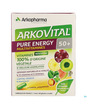 Arkovital pure energy 50+   caps 60