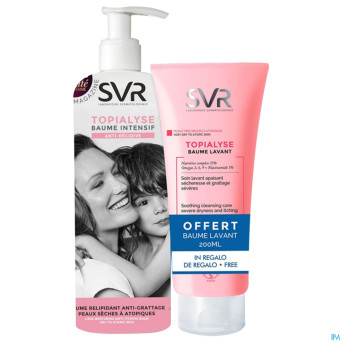 Topialyse baume 400ml + cleansing balm 200ml free