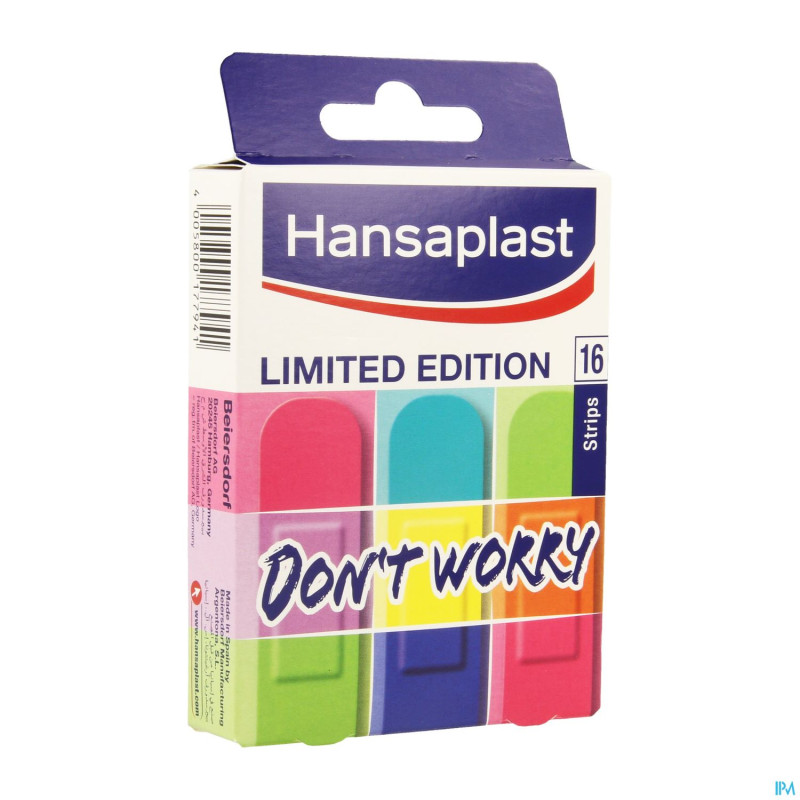 Hansaplast pansement don't worry    strips 16