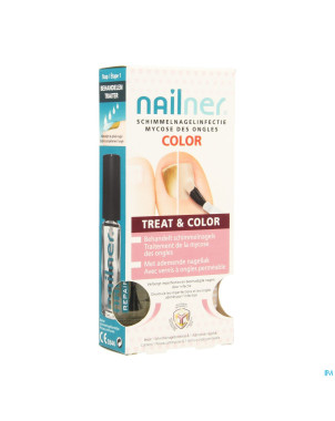 Nailner brush treat&color    2x5ml