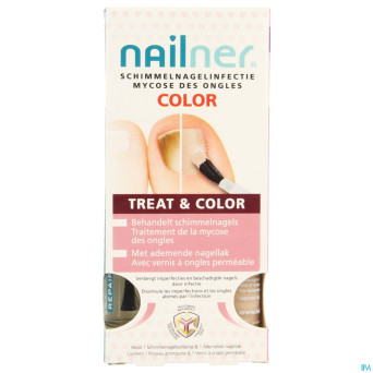 Nailner brush treat&color    2x5ml