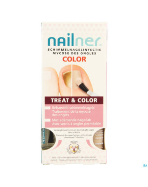 Nailner brush treat&color    2x5ml