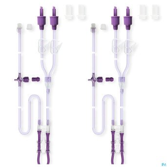 Flocare tubulure pack double voie infinity