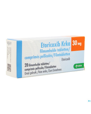 Etoricoxib krka  30mg comp pell 28 x  30mg