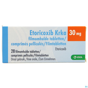 Etoricoxib krka  30mg comp pell 28 x  30mg