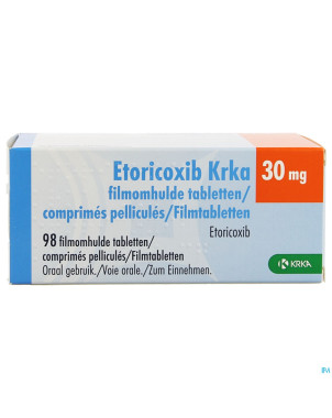 Etoricoxib krka  30mg comp pell 98 x  30mg