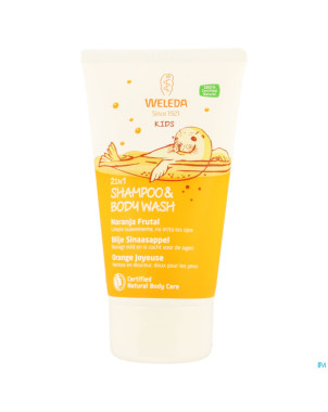Weleda shampoo & bodywash 2en1 orange    150ml