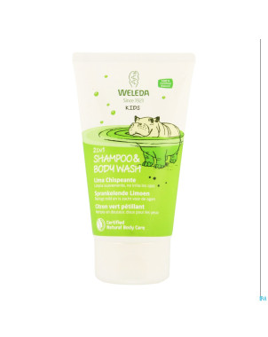 Weleda shampoo & bodywash 2en1 citron vert   150ml