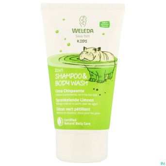Weleda shampoo & bodywash 2en1 citron vert   150ml