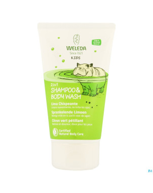 Weleda shampoo & bodywash 2en1 citron vert   150ml
