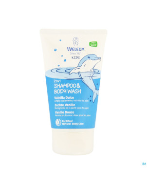 Weleda shampoo & bodywash 2en1 vanille douce 150ml
