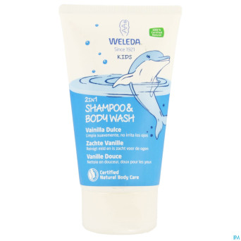 Weleda shampoo & bodywash 2en1 vanille douce 150ml