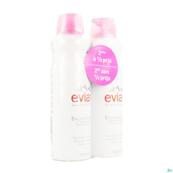 Evian brumisateur duo    2x150ml 2e-50%