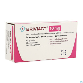 Briviact  10mg comp pell  14 x  10mg