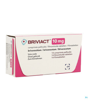 Briviact  10mg comp pell  14 x  10mg