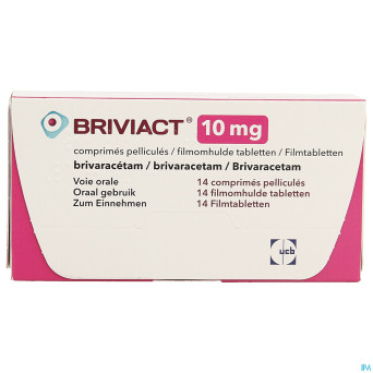 Briviact  10mg comp pell  14 x  10mg
