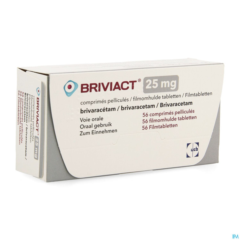 Briviact  25mg comp pell  56 x  25mg