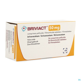 Briviact  50mg comp pell  56 x  50mg