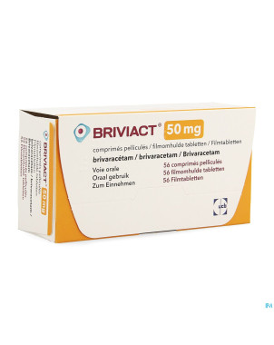Briviact  50mg comp pell  56 x  50mg