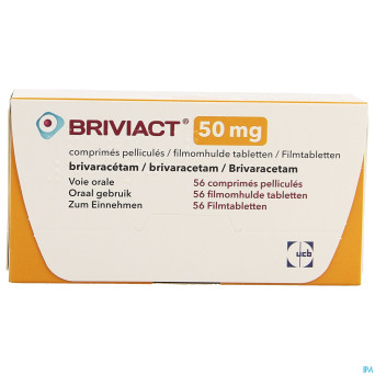 Briviact  50mg comp pell  56 x  50mg