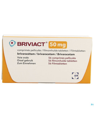 Briviact  50mg comp pell  56 x  50mg