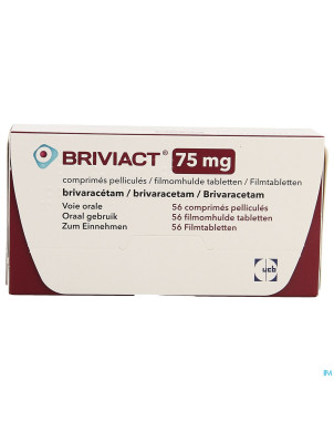 Briviact  75mg comp pell  56 x  75mg