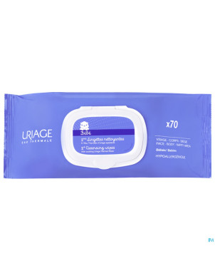 Uriage bb 1ere lingettes nettoyantes    2x70