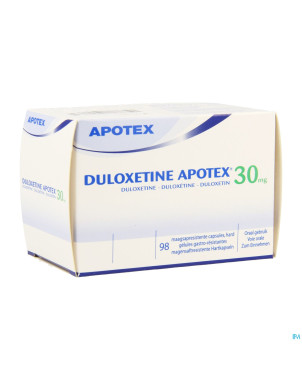 Duloxetine apotex 30mg gastroresist.  caps  98