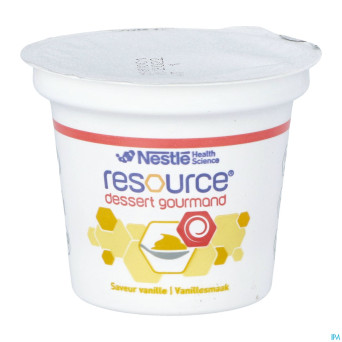 Resource dessert gourmand vanille  4x125g 12318667