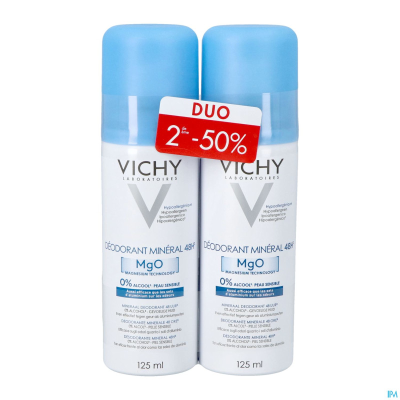 Vichy deo mineral aero  48h    duo 2x125ml