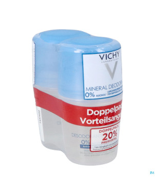 Vichy deo mineral bille 48h    duo 2x40ml