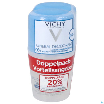 Vichy deo mineral bille 48h    duo 2x40ml