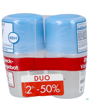 Vichy deo mineral bille 48h    duo 2x40ml