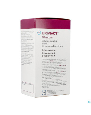 Briviact 10mg/ml sol buvable 300ml