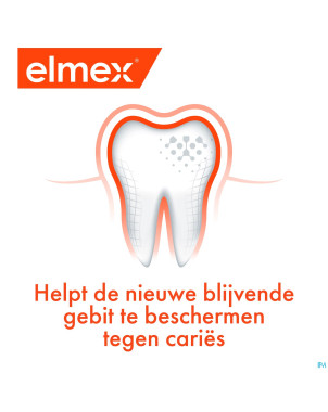 Elmex junior dentifrice 6-12ans tube 2x75ml