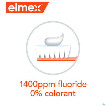 Elmex junior dentifrice 6-12ans tube 2x75ml