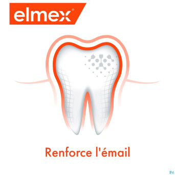 Elmex junior dentifrice 6-12ans tube 2x75ml
