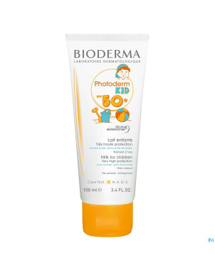 Bioderma photoderm kid lait spf50+ uva  tube 100ml