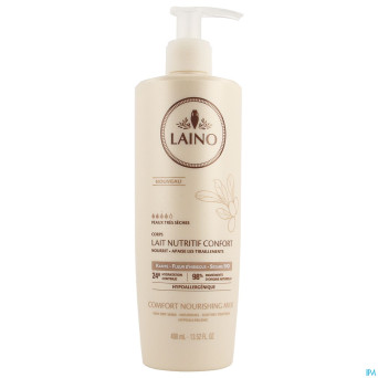 Laino lait nutritif confort karite  fl pompe 400ml
