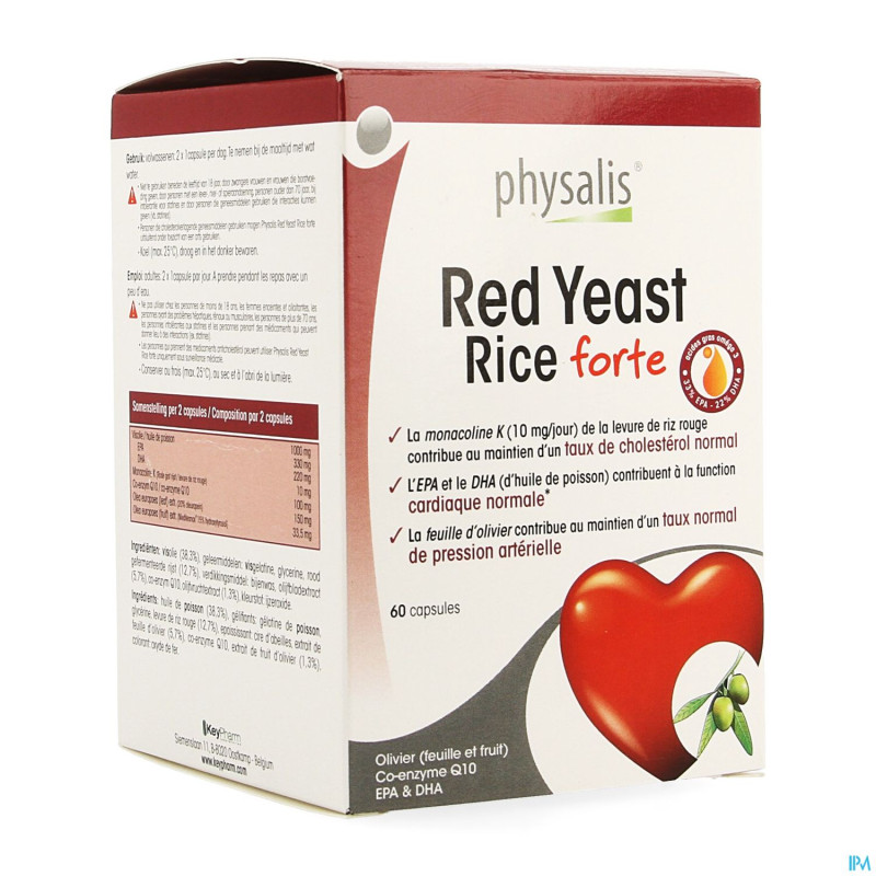 Physalis red yeast rice forte    caps  60