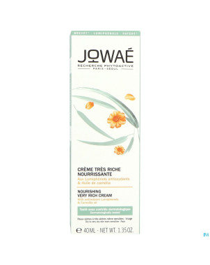 Jowae creme tres riche nourissante    tube  40ml