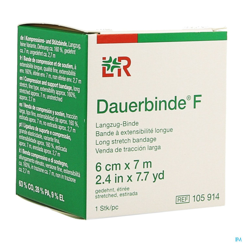Dauerbinde f    6cm x 7m  1 105914