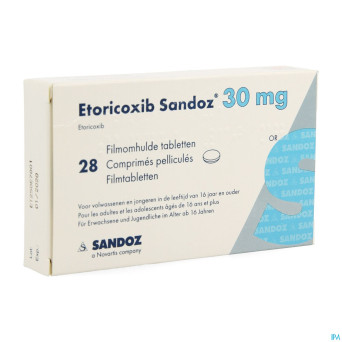 Etoricoxib sandoz 30mg comp pell  28 x 30mg