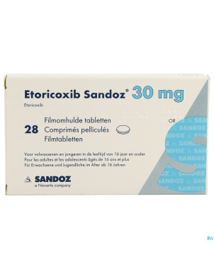 Etoricoxib sandoz 30mg comp pell  28 x 30mg
