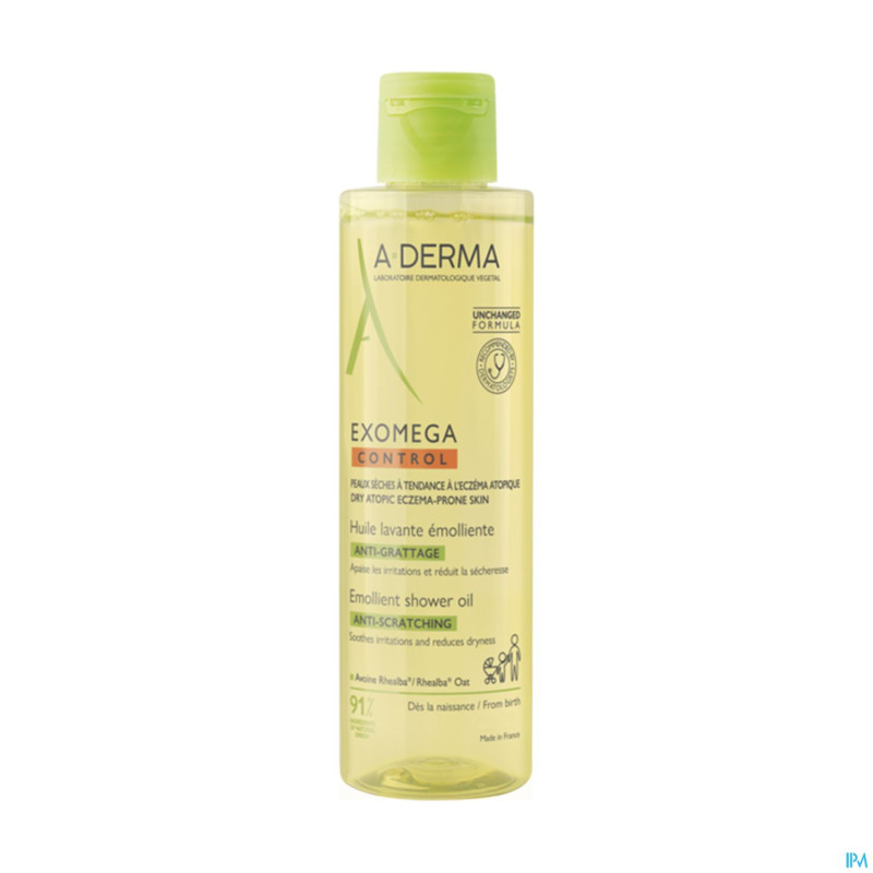 Aderma exomega control huile emolliente tube 100ml