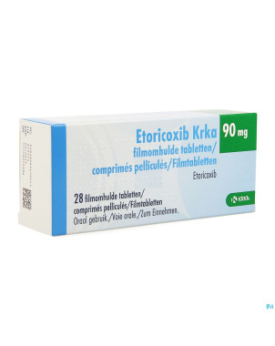 Etoricoxib krka  90mg comp pell 28 x  90mg
