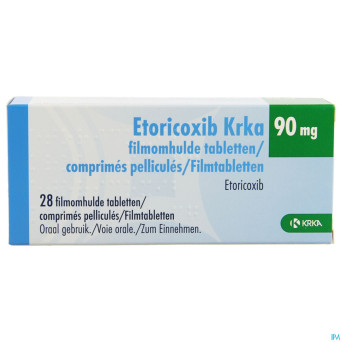 Etoricoxib krka  90mg comp pell 28 x  90mg